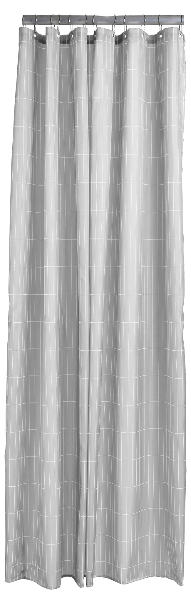 Zone Denmark Tiles Duschvorhang 180x200 cm, Hochwertiger Vorhang fürs Bad, aus Polyester, Schnelltro