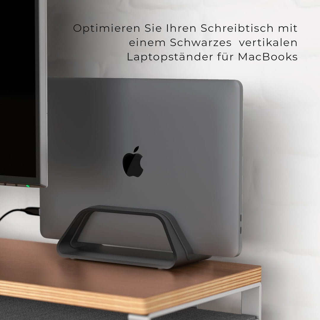 HumanCentric Vertikaler Laptop-Ständer für MacBook, kompatibel mit MacBook Pro Ständer, MacBook Air