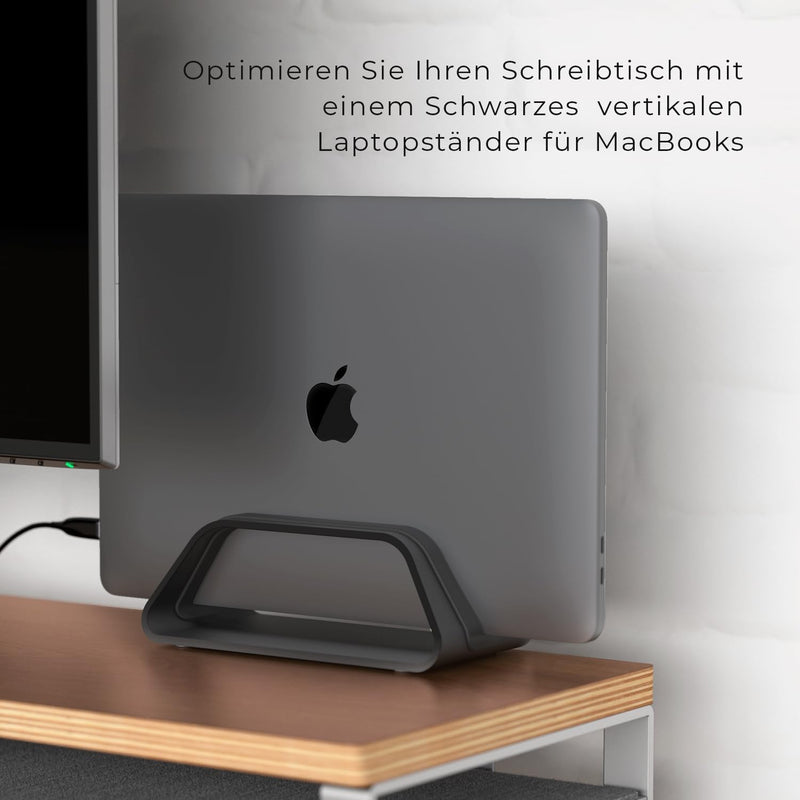 HumanCentric Vertikaler Laptop-Ständer für MacBook, kompatibel mit MacBook Pro Ständer, MacBook Air