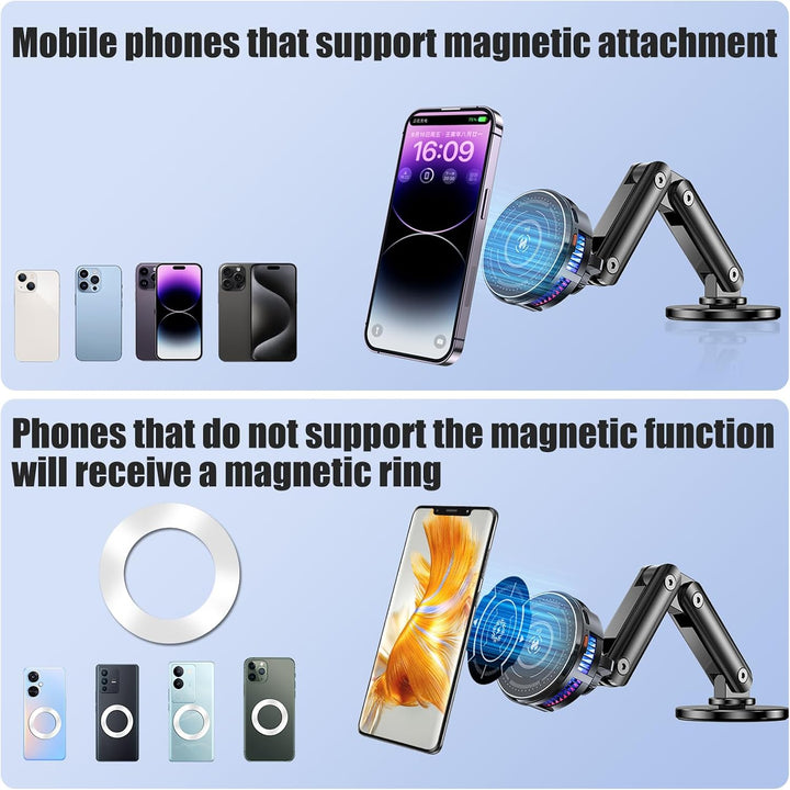 OBEST Handy Halbleiter Kühler Magnetische Handyhalterung, Halbleiter Kühlung Kühler Auto-Handyhalter