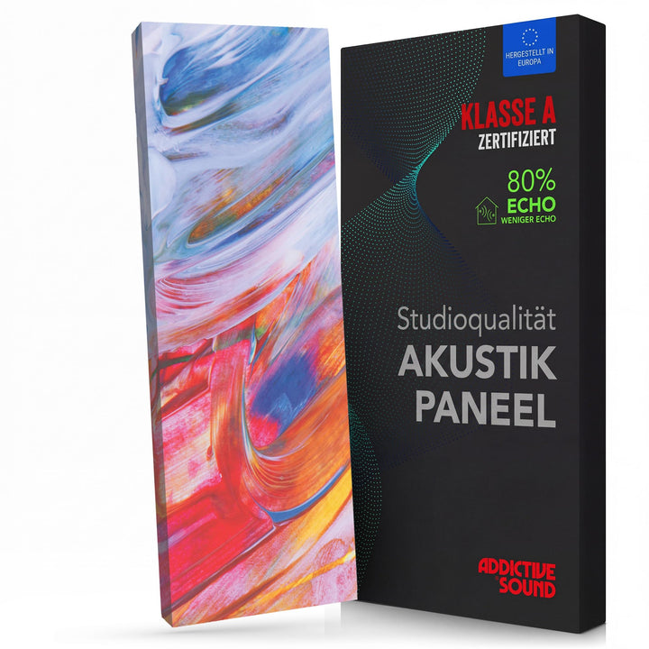 Addictive Sound Schalldämmung Wand 148x50x6 cm mit Grafiken - Akustikpaneele Wand - Schallabsorber B