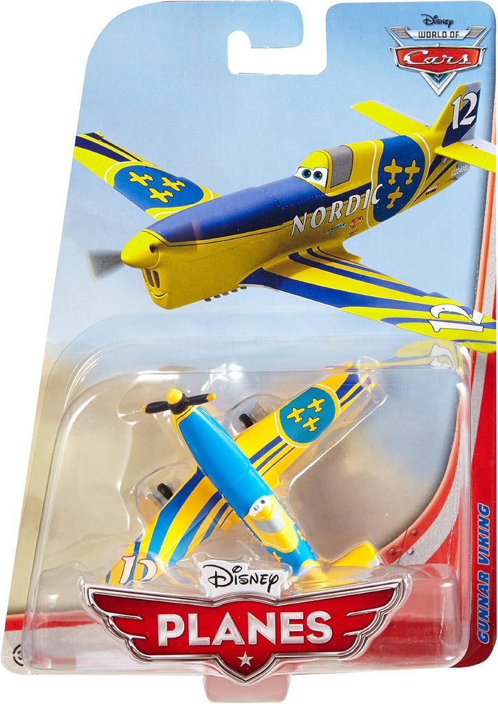 Mattel 25X9459 - Disney Planes Gunnar Viking Diecast Aircraft, Spielzeugfigur, Gunnar Viking