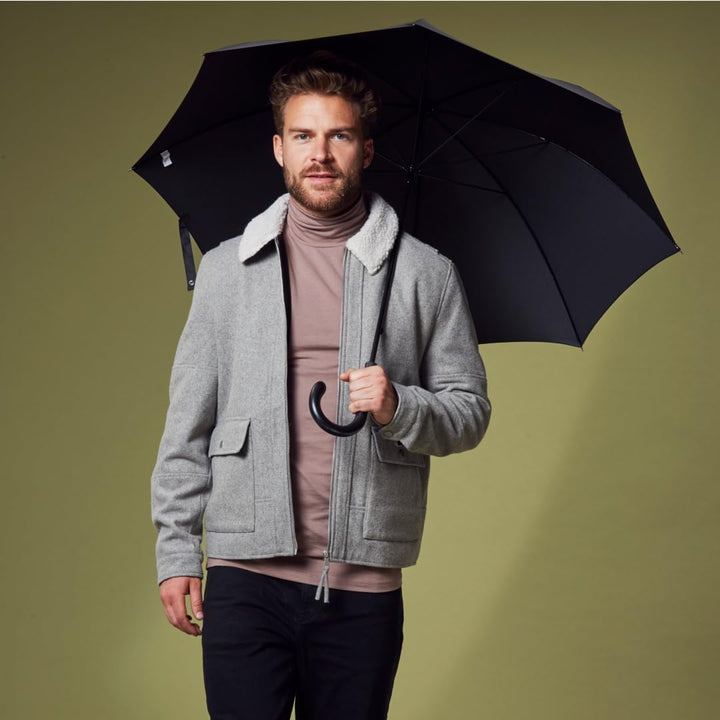 Fulton Regenschirm mit Regler, Schwarz, 0, Einzeln