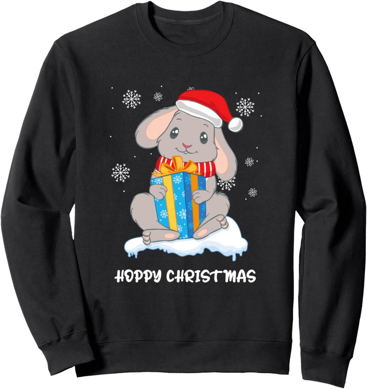 Hase Weihnachten Familie Hase Weihnachten Hoppy Weihnachten Sweatshirt