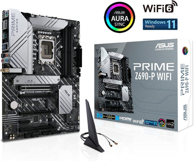 ASUS PRIME Z690-P WIFI Gaming Mainboard Sockel Intel LGA 1700 (Intel Z690, ATX, PCIe 5.0, DDR5-Speic