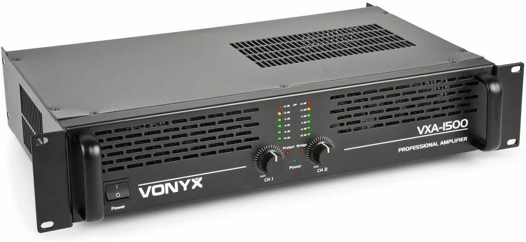 Skytec SKY-1200 II Audioverstärker, 2.0, 90 dB, 600 W, 220-240 V, 50 Hz, 48,2 cm