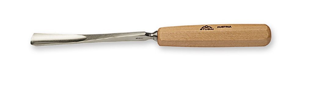 Stubai Stechbeitel Serie 55 - Form 58: gerades Hohleisen 6mm - 555806, 6mm