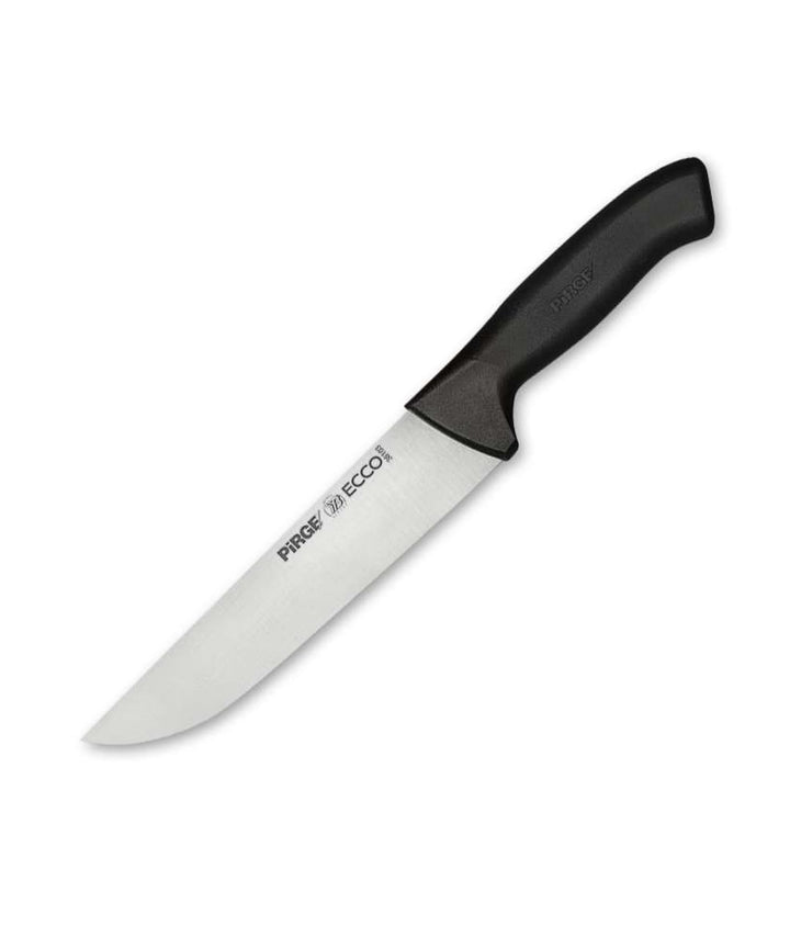 Pirge Ecco Metzgermesser 19 cm Schwarz Schlachtermesser - Fleischermesser - Stechmesser - Exzellente