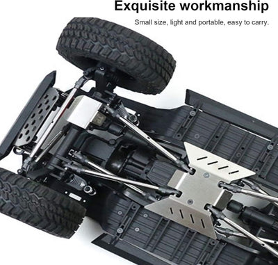 VGEBY Chassis Armor Axle Protector Unterfahrschutzplatte mit 8 mm Anschluss für AXIAL SCX10 III AXI0