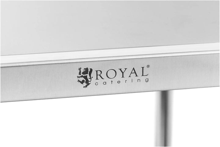 Royal Catering Servierwagen 3 Borde bis 60 kg - Küchenwagen mit Edelstahl Rahmen