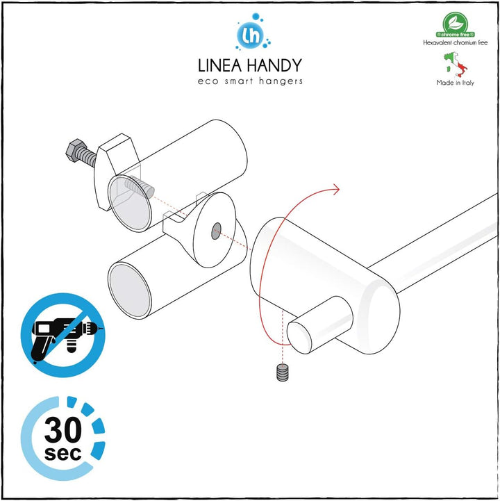 LH 1 Stück Handy Pap - Toilettenpapierhalter ohne Bohren für das Badezimmer, selbstschraubend am Bad