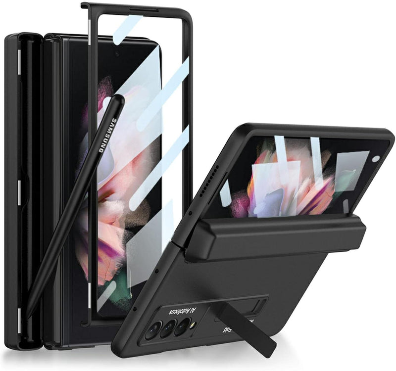 COQUE Galaxy Z Fold 3 Hülle, Shell-Membran Integriertes Scharnier All-Inclusive-Handyhülle mit verst