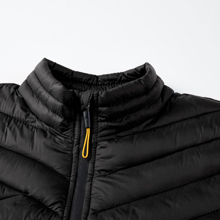Celucke Steppjacke Leicht Daunenjacke Herren Wasserdicht Oversize Winterjacke Stehkragen Übergangsja