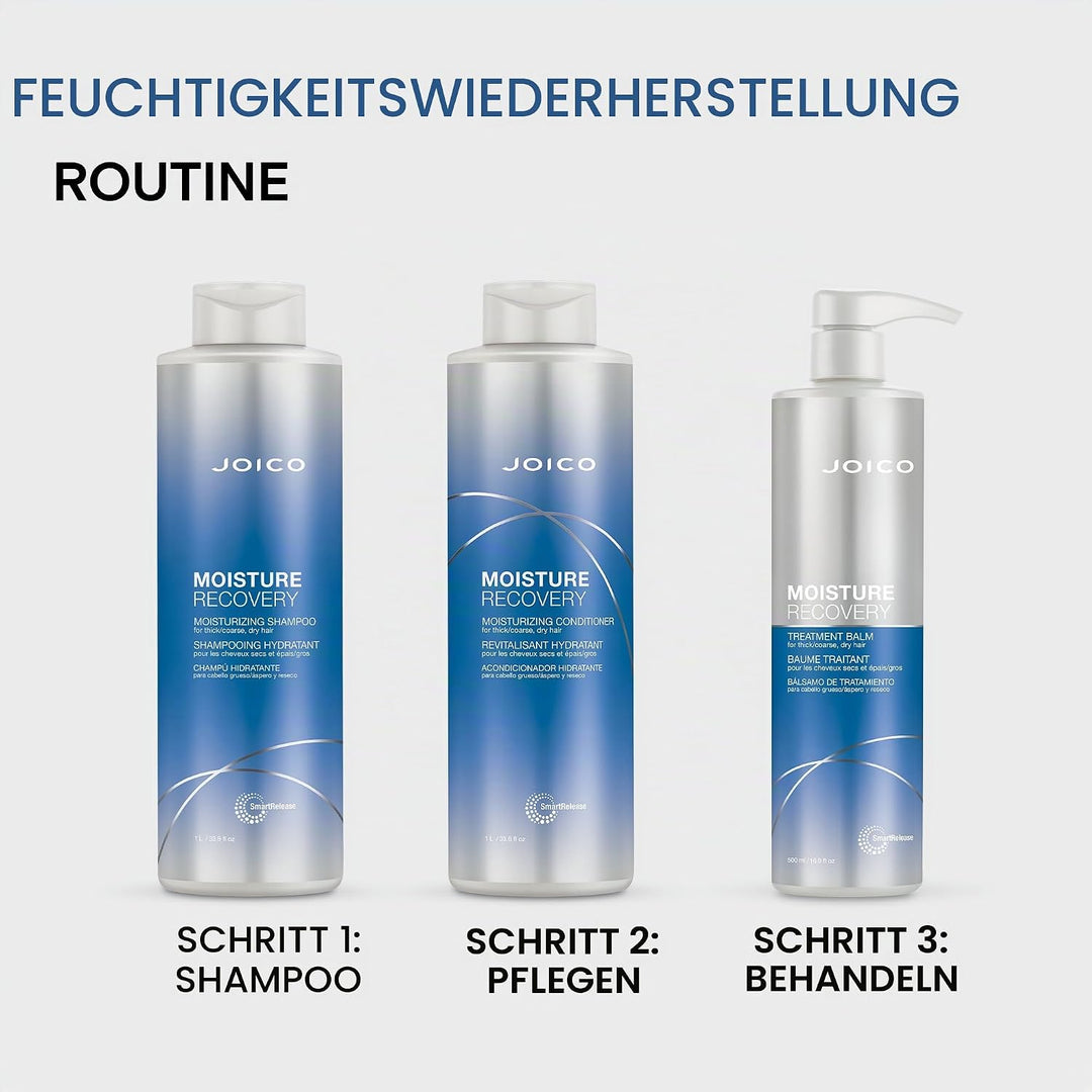 Joico Conditioner Moisture Recovery Moisturizing Conditioner Aquatisch 1 l (1er Pack), Aquatisch 1 l