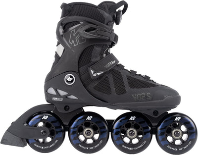 K2 Unisex – Erwachsene Vo2 S 90 Boa Inline Skates EU: 40.5 (UK: 7 / US: 8) black - night, EU: 40.5 (