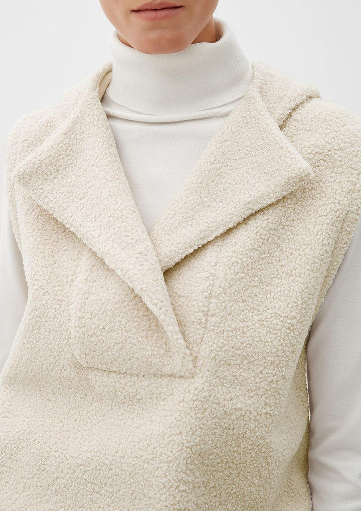 s.Oliver Damen Sweatshirt ärmellos, 40 Beige