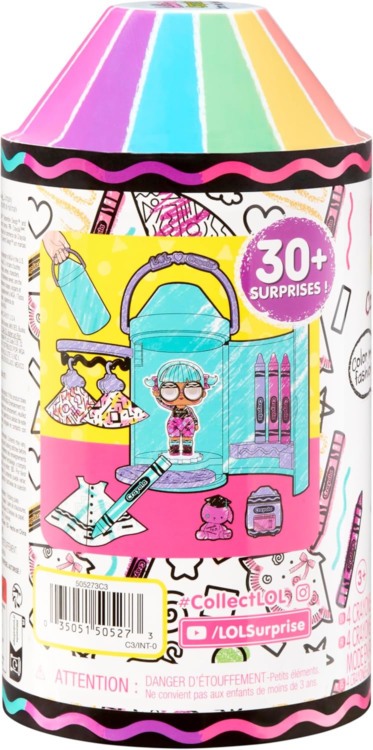 L.O.L. Surprise! Loves CRAYOLA - Colour Me Studio mit Sammelpuppe - Über 30 Überraschungen inkl. Pup
