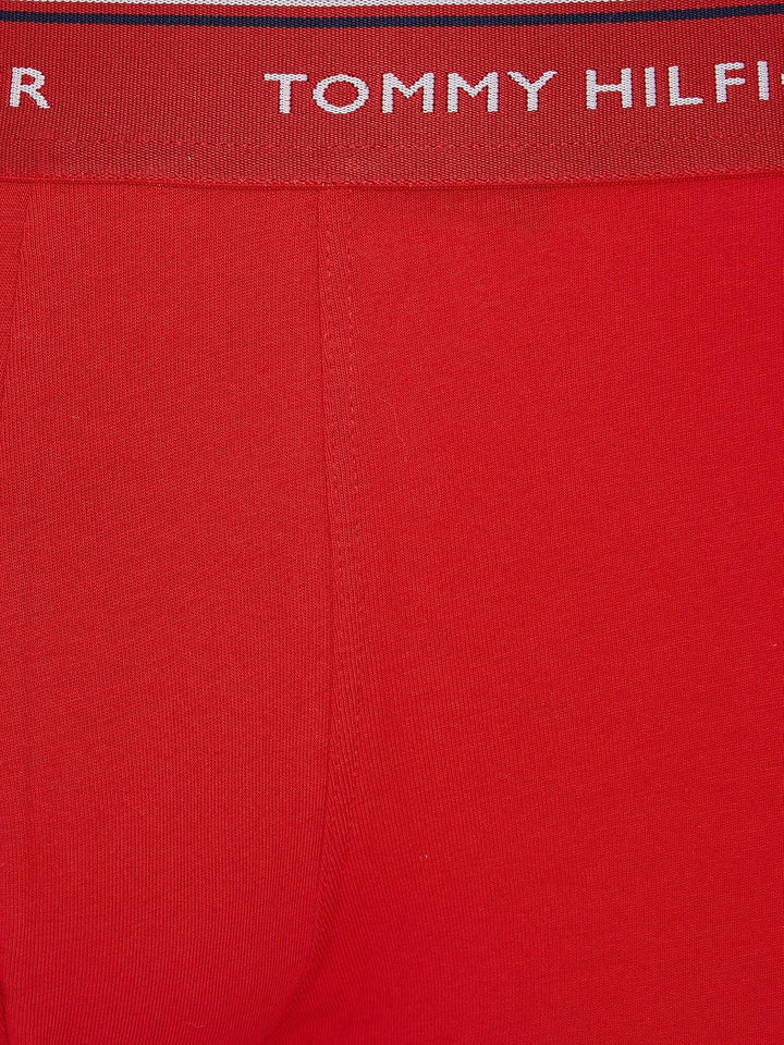 Tommy Hilfiger Herren 3er Pack Boxershorts Trunks Unterwäsche S Rot, S Rot