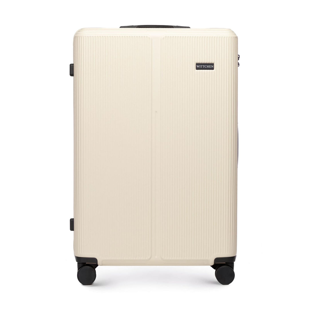 WITTCHEN Stripes Line Grosser Koffer 76,5 x 50 x 29 cm (XL) | Hartschalen-Trolley ABS 96 l, 4 Rollen