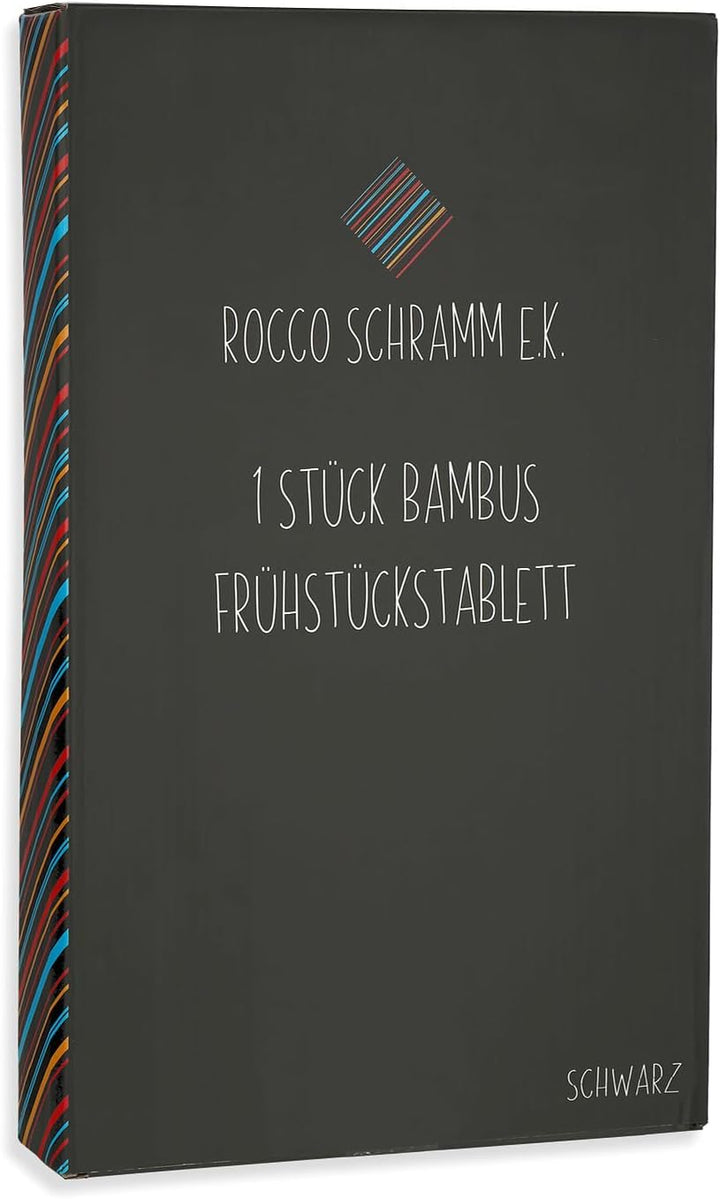Schramm Rocco e.K. Frühstückstablett Bambus Tablett wählbar in 3 Bambustablett klappbar Serviertable