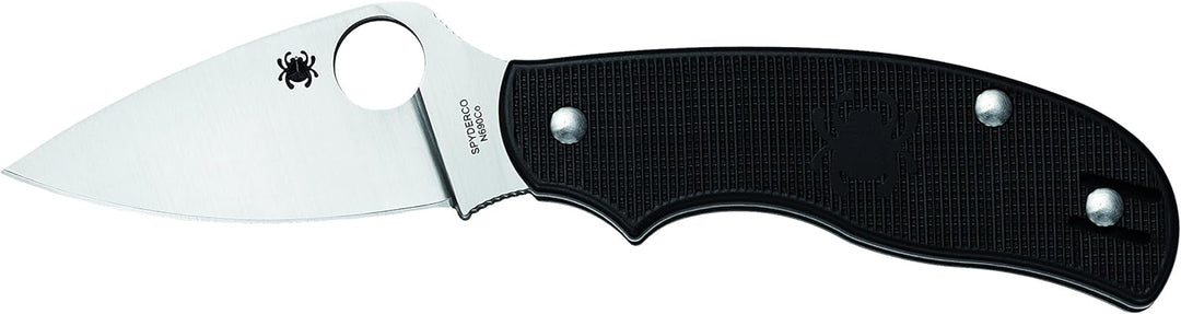 Spyderco C127PBK Urban Lightweight Taschenmesser aus N690-Stahl und Kunststoff in der Farbe Schwarz