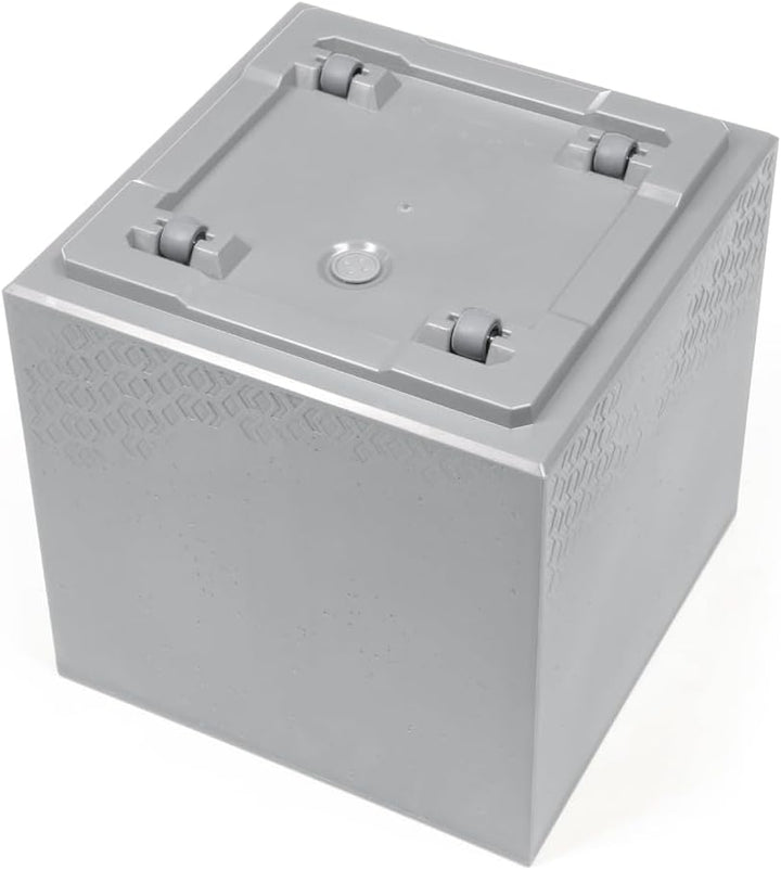 Kreher Set: 2 x XL Pflanzkasten Karo in verschiedenen Formaten und Farben. Tolle Beton Optik in Grau