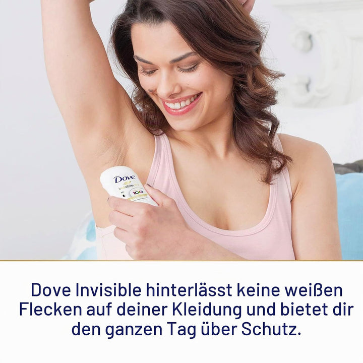 6 x Dove Invisible Dry Deodorant Stick 40 ml