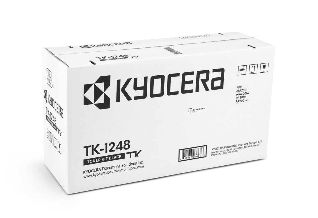 Kyocera TK-1248 Original Toner-Kartusche Schwarz. Kompatibel für Kyocera PA2001, PA2001w, MA2001 und