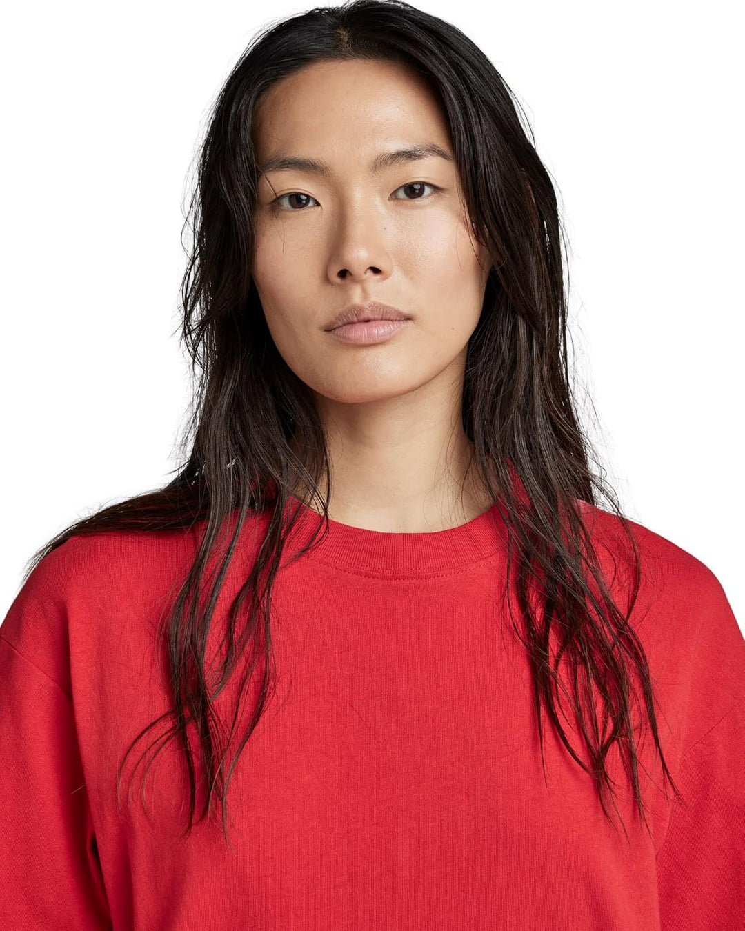 G-STAR RAW Damen Boxy U Tee Kleid Dresses, S Rot (Acid Red D22840-c336-a911)