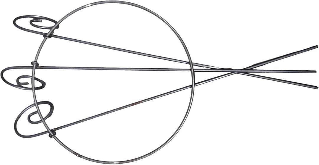 Staudenhalter - Rankhilfe rund 40cm massiv in Volleisen 8mm für Hortensien - Rosen, Gartendeko Pflan