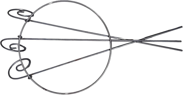 Staudenhalter - Rankhilfe rund 40cm massiv in Volleisen 8mm für Hortensien - Rosen, Gartendeko Pflan