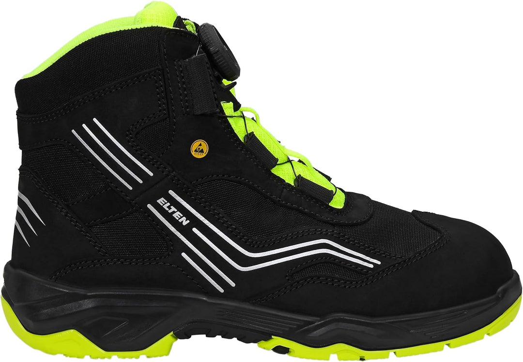Elten Sicherheitsschnürstiefel "Ambition Boa Mid" ESD S2, Grösse 36, 76752-36 36 EU, 36 EU