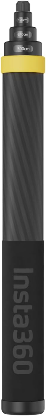 Insta360 Selfie-Stick für X3,ONE RS (ohne 1-Zoll 360),ONE X2,ONE R,ONE X,ONE Action-Kamera, 3 m Einz