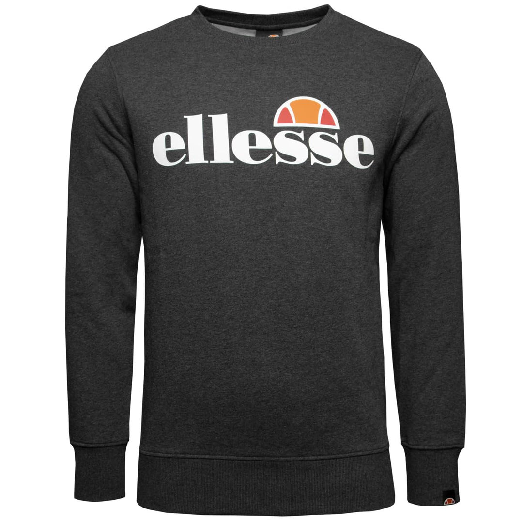 Ellesse Herren Succiso Sweatshirt XS Dark Grey Marl, XS Dark Grey Marl