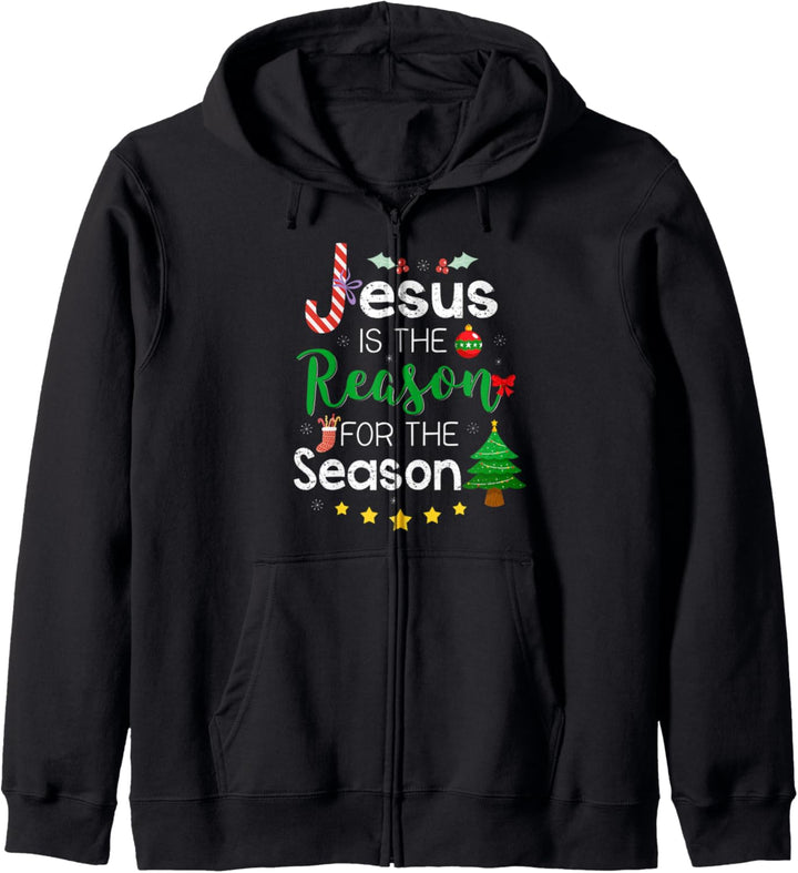 Jesus Is The Reason For The Season Christmas Xmas Gift Kapuzenjacke