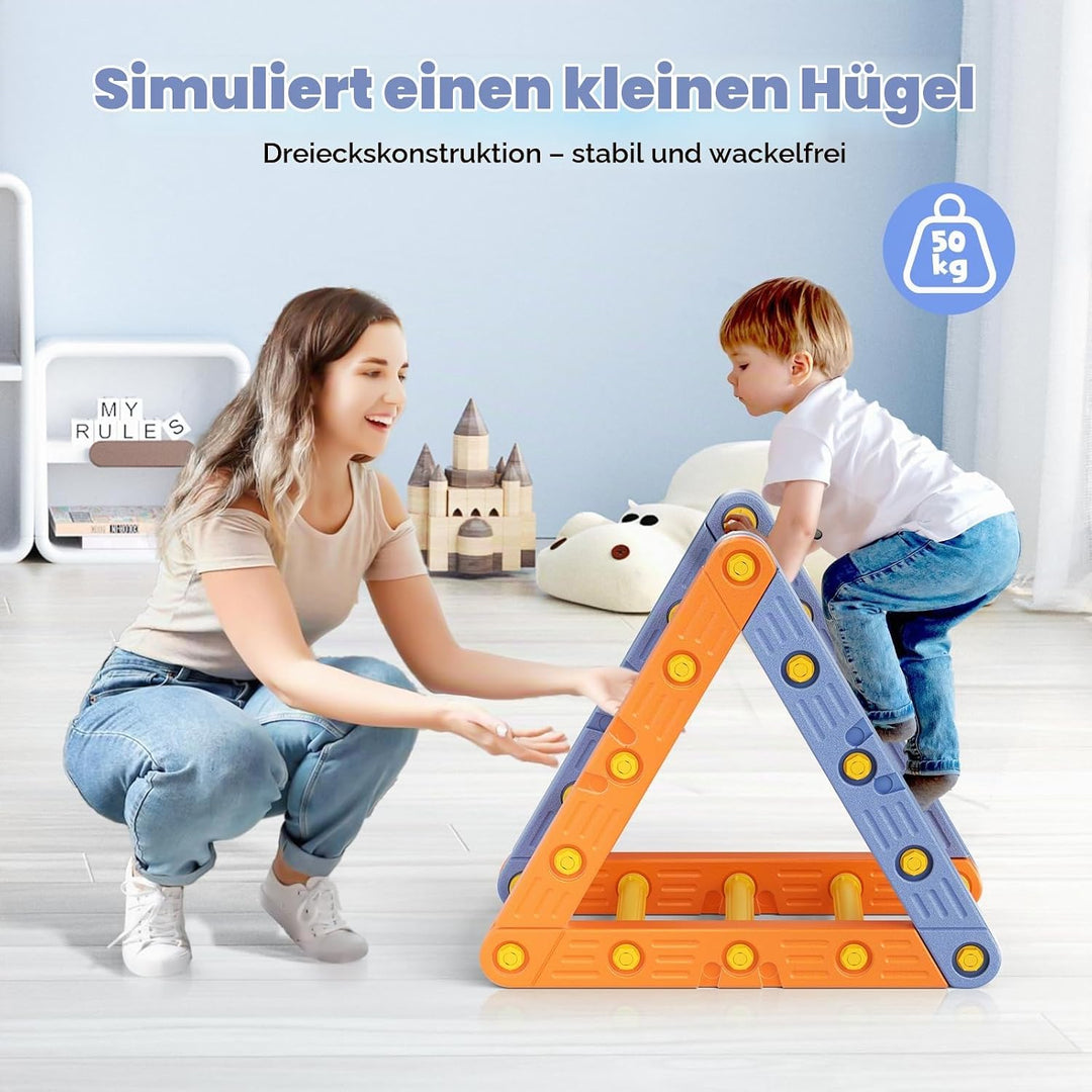 Montessori Indoor Spielset: Plastik Klettergerüst für Kleinkinder und Kinder,Leicht und tragbar, max
