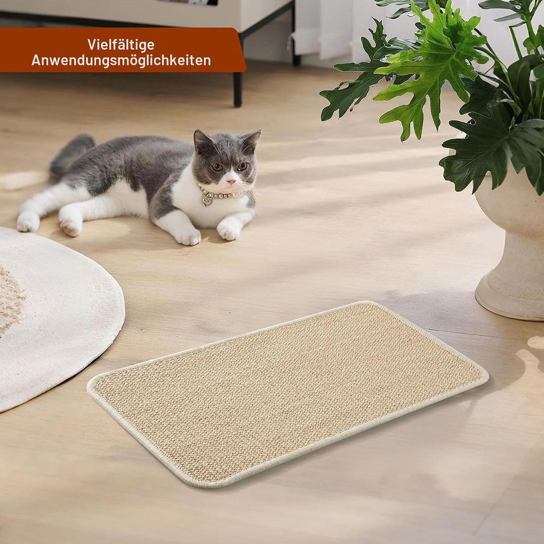 2 Stück Kratzmatte Katze,Kratzbretter Katze Sisal,50x25cm,Katzen Kratzbrett,widerstandsfähig,Geeigne