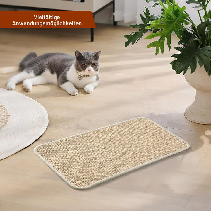 2 Stück Kratzmatte Katze,Kratzbretter Katze Sisal,50x25cm,Katzen Kratzbrett,widerstandsfähig,Geeigne