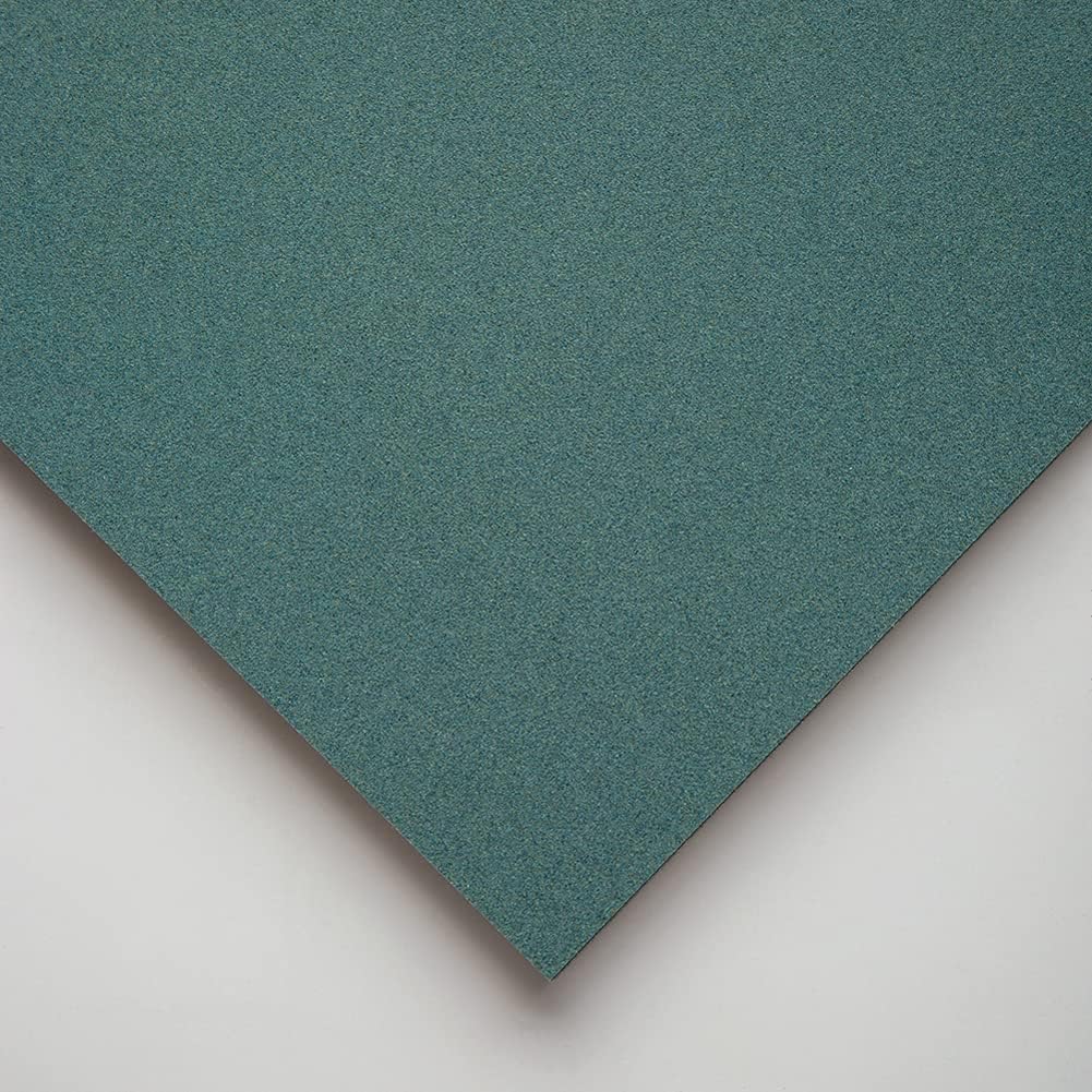 Sennelier Pastell Dry Card (feinkörniges Schleifpapier) Pad 24 x 16 cm, 12 Blatt mit 6 verschiedenen