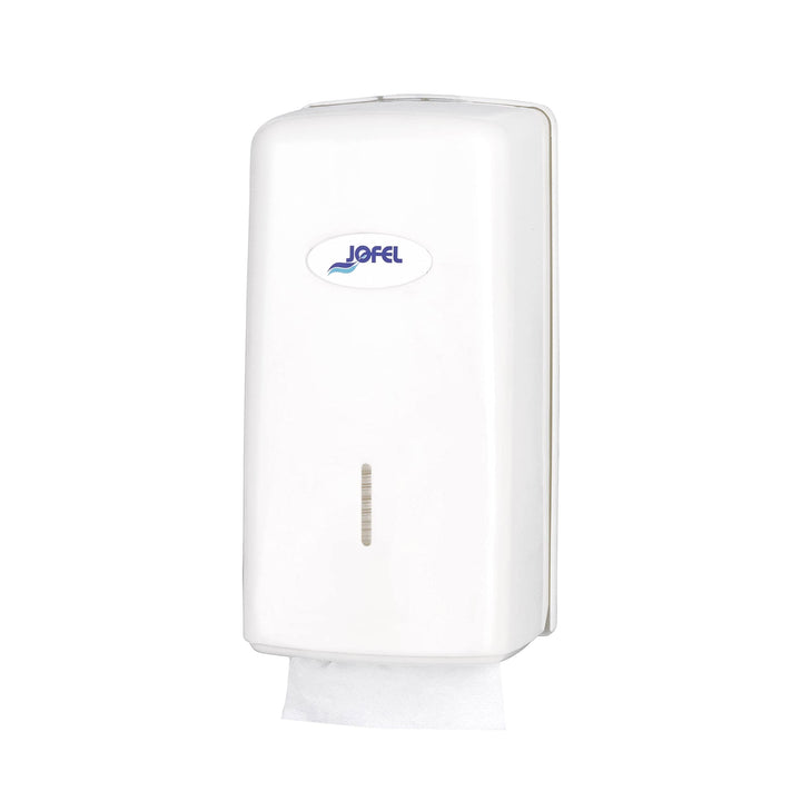 Jofel Hexotol AF50000 Spender für Toilettenpapier, Kunststoff, weiss, weiss, 28,7x14x28.7 cm, 28,7x1
