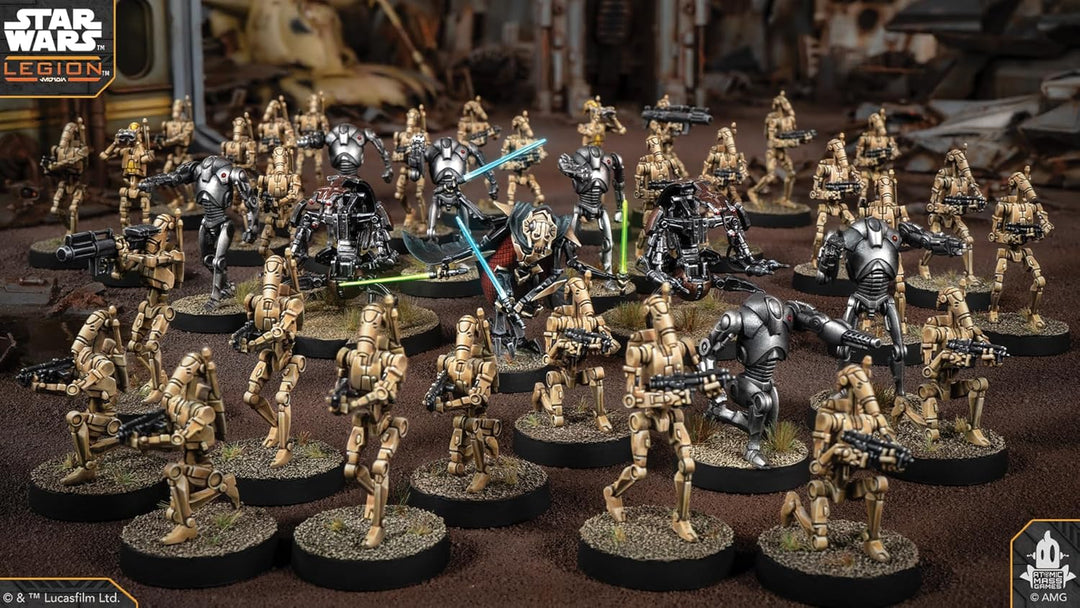 Asmodee, Star Wars: Legion – Separatist Alliance Starter Set (Separatistenallianz-Starterset), Atomi
