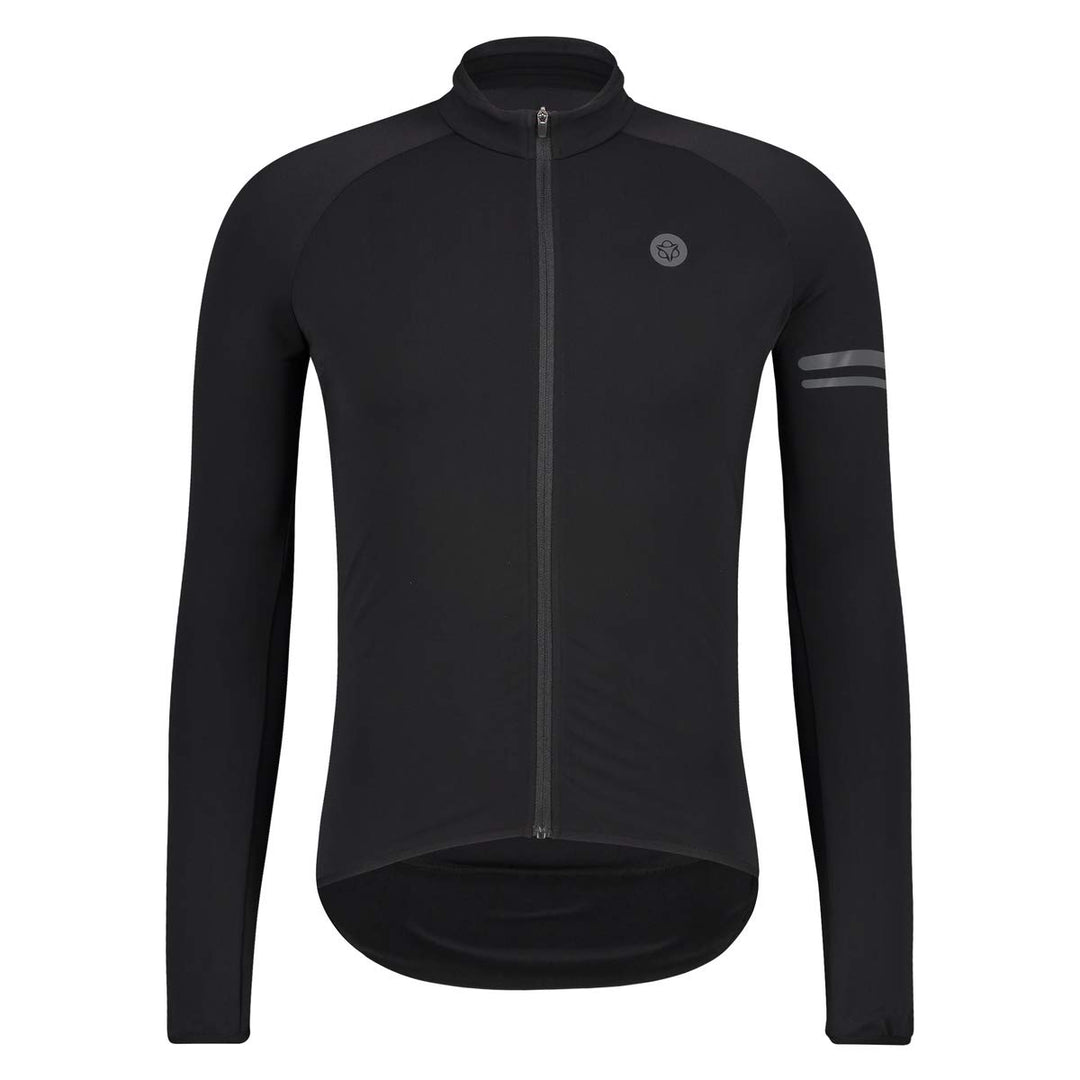 AGU Unisex Maglia Thermo Sport Uomo Nero - Maniche Lunghe Maglia Thermo Sport Uomo Nero - Maniche Lu