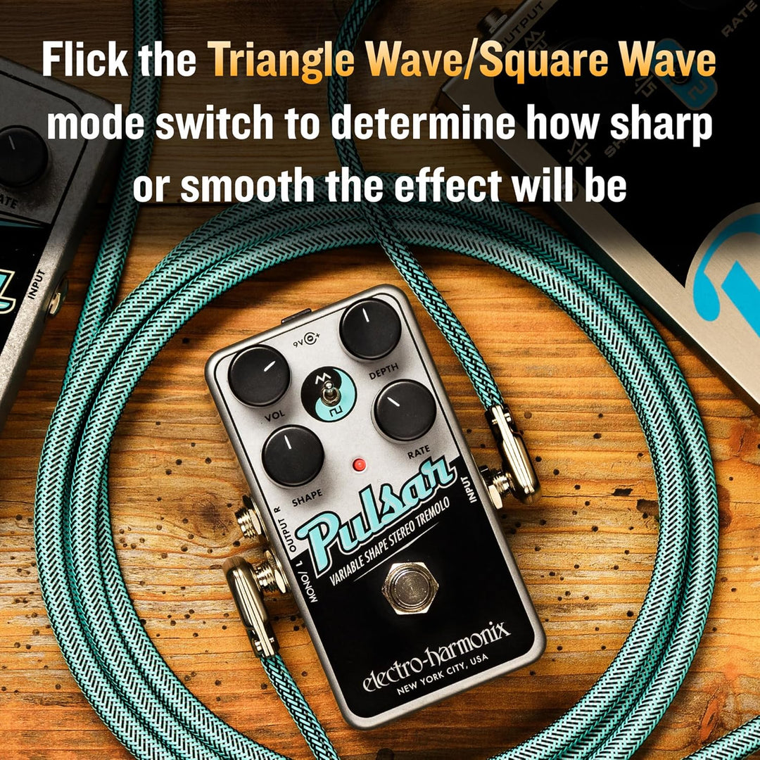 Electro Harmonix Nano Pulsar Variable Shape Stereo Tremolo