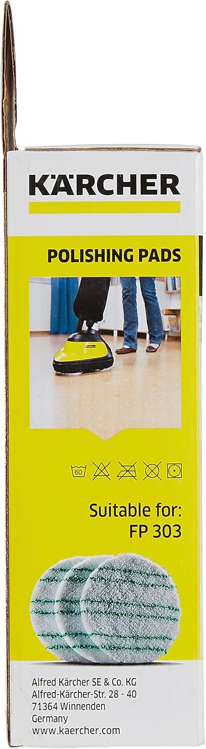 Kärcher Polierpad Laminat (3 stück), 2.863-197.0 Parkett versiegelt, Laminat, Parkett versiegelt, La