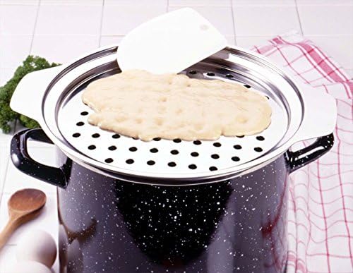 Goldspatz Spätzleblech Edelstahl, mit Schaber, für kurze Spätzle / Knöpfle, 28 cm - #2202