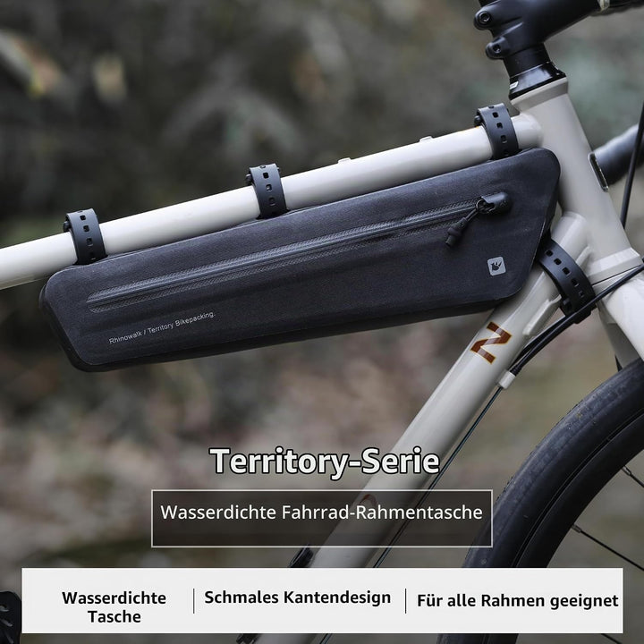 Rhinowalk Fahrrad Rahmentasche Wasserdicht Rohrtasche Oberrohrtaschen Fahrradtasche Fronttasche Lenk