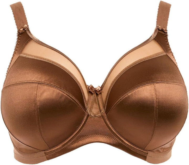 Damen Keira Underwire Banded Bra Vollschalen BH, Blickdicht, Zimt