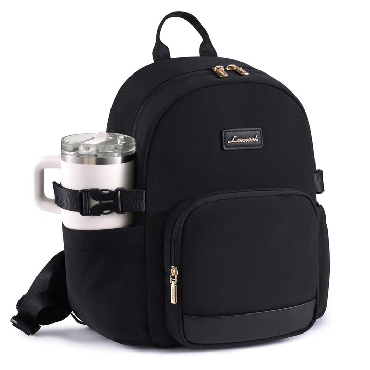 LOVEVOOK Rucksack Damen Klein, 11 Zoll Elegant Cityrucksack Kleiner mit grossem Fach für Trinkflasch