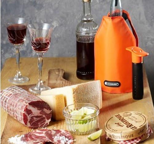 Le Creuset, Aktiv-Weinkühler für Wein oder Champagner, Wasserabweisender Stoff, WA-126, Ofenrot, 591