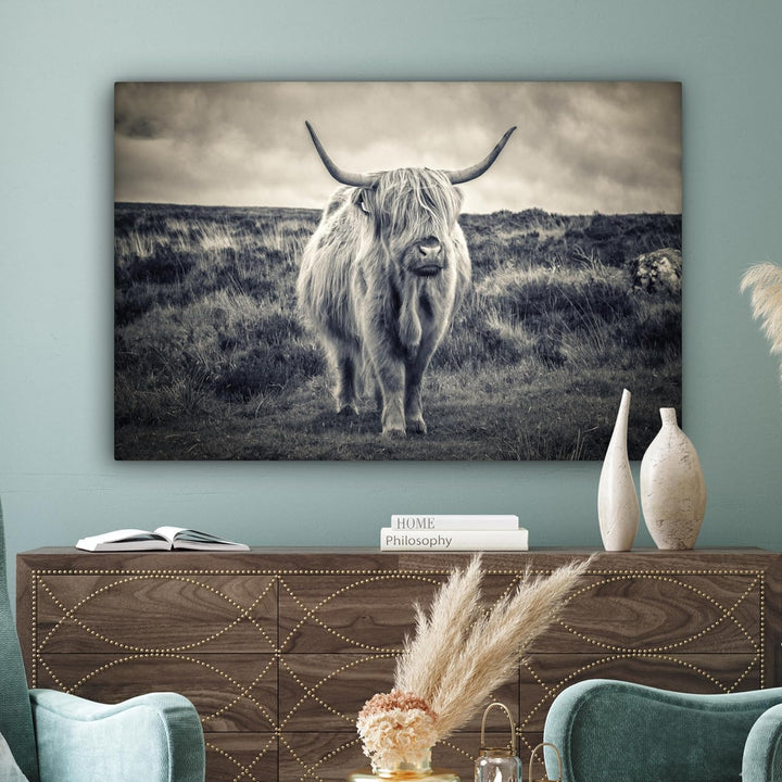 MuchoWow© Bild auf Leinwand Gross 120x80 cm XXL Schlafzimmer Bilder Wand Deko Wohnzimmer Modern Wand